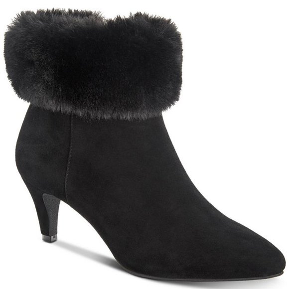 Alfani Hansonn Step 'N Flex Suede Ankle Booties - Picture 2 of 8